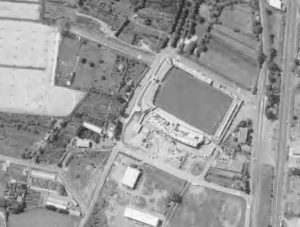 Vue aérienne du stade Armand-Cesari de Furiani