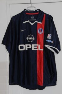 Maillot domicile 2001-02 (collection maillotspsg)