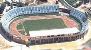 Le stade municipal de Chapin avant sa rénovation de 2002