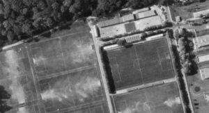 Vue aérienne du Stade Georges-Lefèvre en 1972