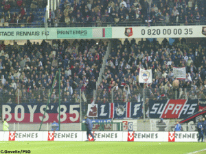 Les supporters parisiens