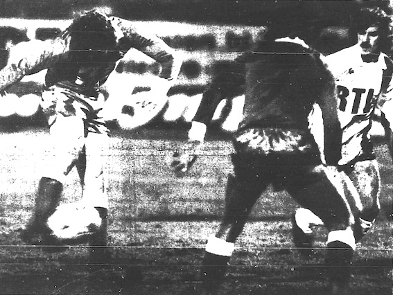 Didier Toffolo assiste impuissant à l'ouverture du score de Nikolic (archives MK)