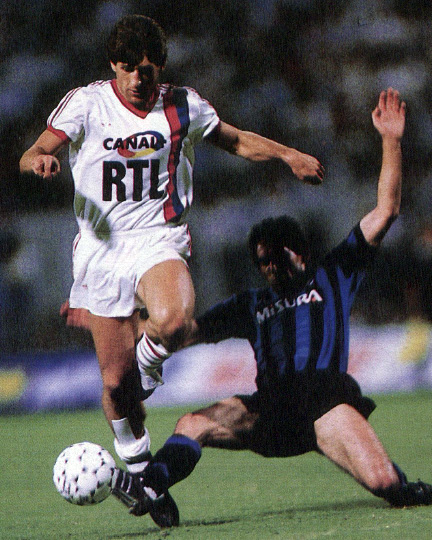 Inter Milan  PSG 00, 21/06/87, match amical 8788  Histoire du #PSG