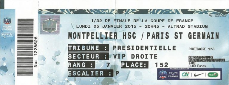 Montpellier  PSG 03, 05/01/15, Coupe de France 1415  Histoire du #PSG