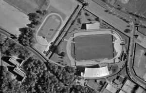 Vue aérienne du stade de La Source