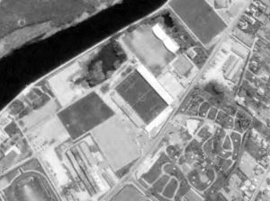 Vue aérienne du Stade de l'Abbé-Deschamps