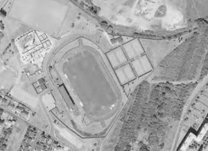 Vue aérienne du stade de Saint-Gratien
