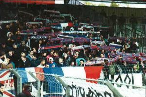 Les supporters présents dans l'Yonne