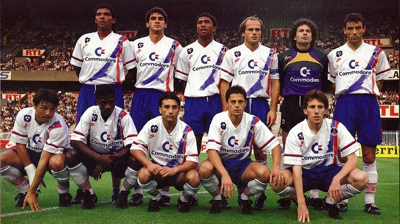 PSG  Auxerre 11, 27/07/91, Division 1 9192  Histoire du #PSG