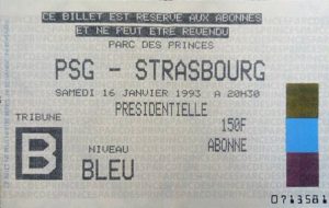 (collection Tickets Paris-SG)