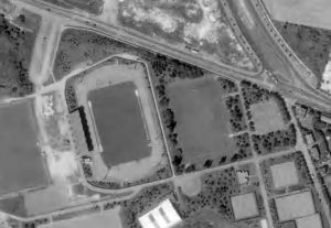 Vue aérienne du Stade Dominique-Duvauchelle