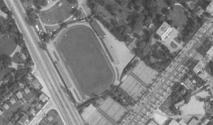 Vue aérienne du Stade Lesdiguière