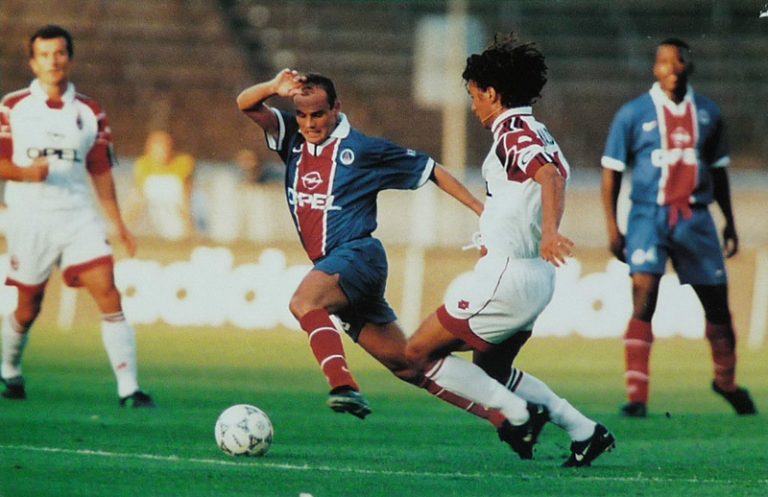 Milan AC  PSG 11 (43 tab), 28/07/97, match amical 9798  Histoire