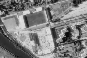 Vue aérienne du Stade Émile-Albeau