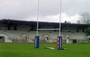 La tribune du Stade Léo-Lagrange