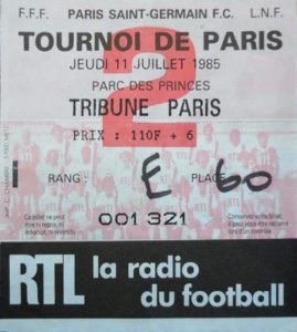 (Collection Tickets PSG)
