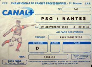 (Collection Tickets PSG)