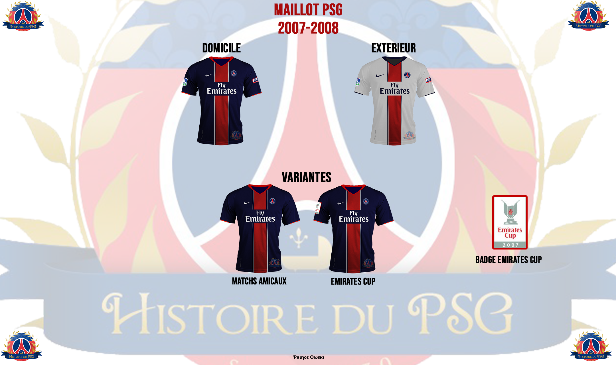 Maillot PSG 2007-2008