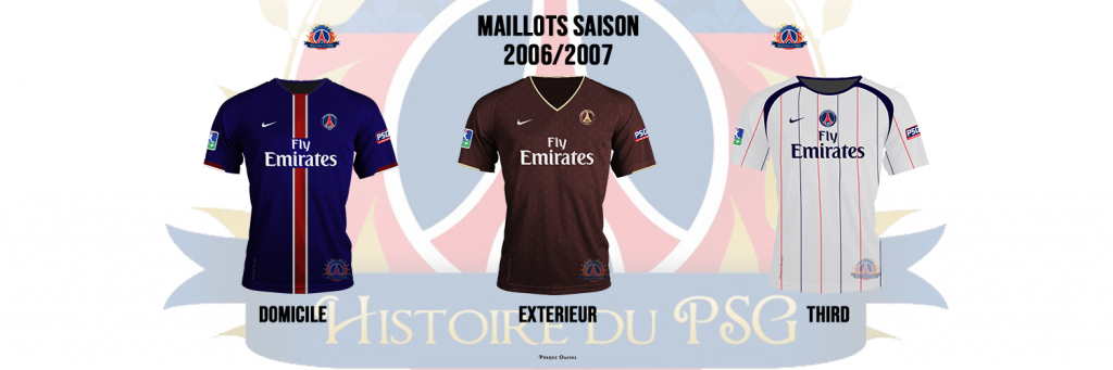 Maillots 2006/2007 - Le blog du PSG