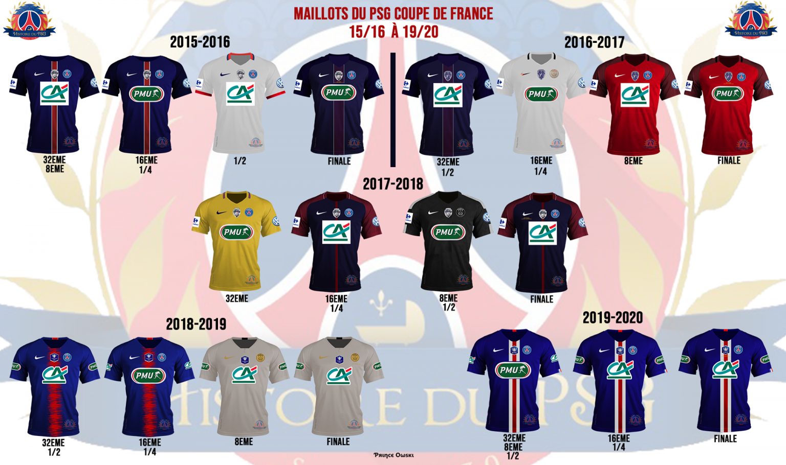 Maillot PSG Coupé 2009-2010 - Nike Rouge Manches Longues - Taille M - Homme