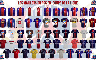 Les maillots du PSG en Coupe de la Ligue