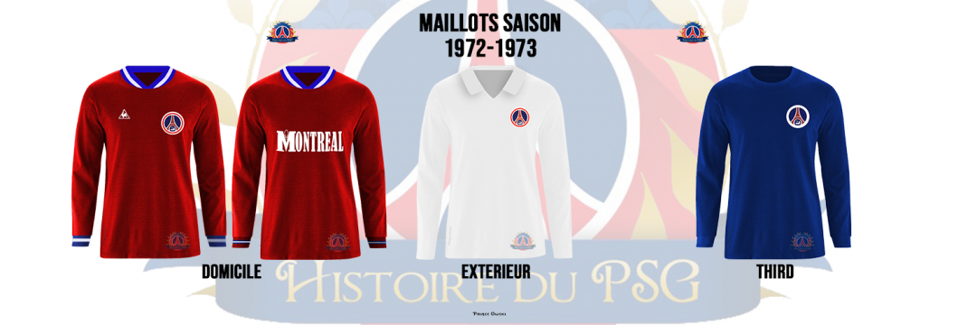 Maillot PSG Rétro Réédition 1973/74 - Le Coq Sportif, Taille M, Neuf Avec étiquettes
