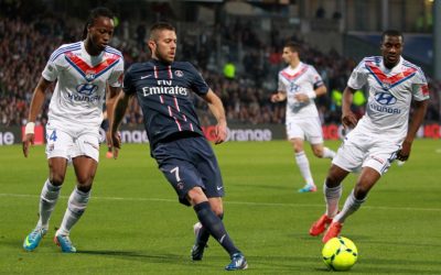 Menez, buteur lors de la victoire ayant validé le titre en 2012-13